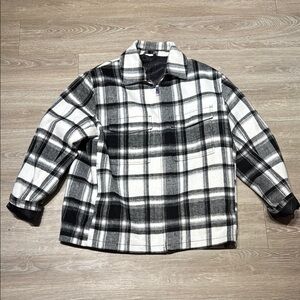 Flannel Zip Up Jacket